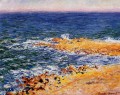 The Sea in Antibes Claude Monet